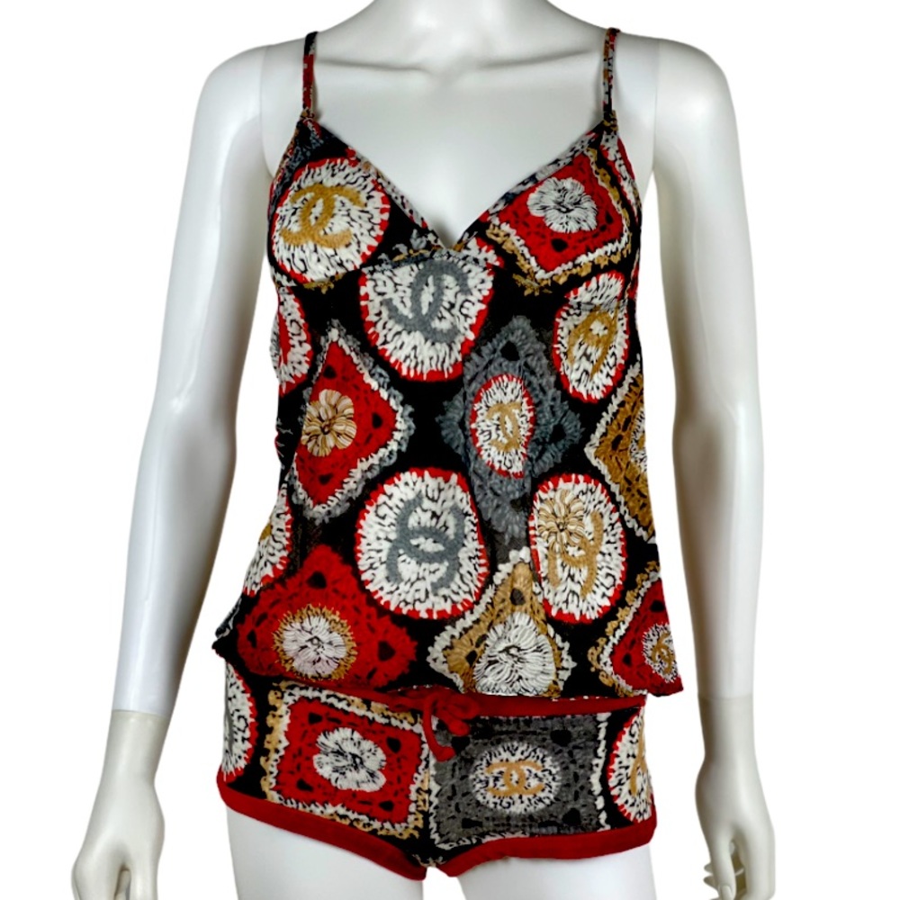 Chanel SS 2009 Logo Monogram Patch Print Set